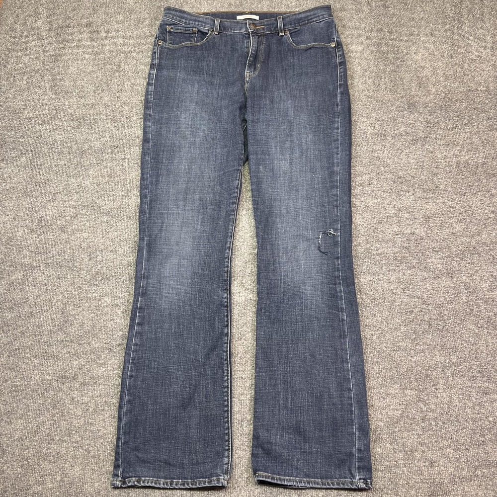 Levi's Classic Boot Jeans Womens 12L Blue 31x34 Mid Rise Bootcut Denim
